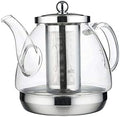 Glass Teapot With Removable Infuser, Stovetop Safe Tea Kettle, Blooming And Loose Leaf Maker by Unknown