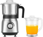 Mixer Grinder For Kitchen - Dry Grinding Cup For Grinding Spices, Nuts, Grains, And Coffee. Comes With A 750ml Fruit Juicer Cup. (Black+cup) by FAOFER