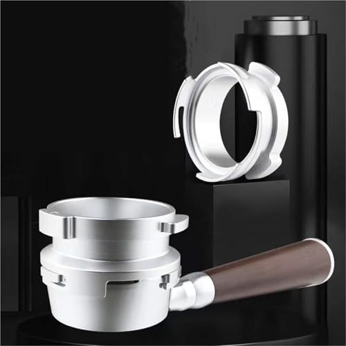 Compatible for Gevi, Compatible for Barsetto 58mm Rotatable Coffee Dosing Ring(Barsetto Ring Silver) - Image 2