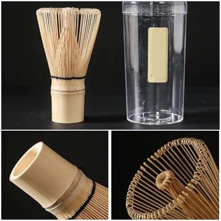 4/7Pcs Matcha Tea Set Bamboo Whisk Scoop Glass Bowl Traditional Indoor Handmade Tea-making Tools Kit(9) - Image 5