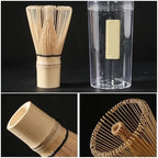 4/7Pcs Matcha Tea Set Bamboo Whisk Scoop Glass Bowl Traditional Indoor Handmade Tea-making Tools Kit(10) - Image 5
