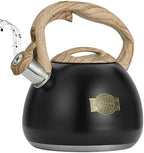 POLIVIAR Tea Kettle, 2.7 Quart Stovetop Tea Kettle, Audible Whistling Teapot, Food Grade Stainless Steel for Anti-Rust, Anti Hot Handle, Suitable for All Heat Sources (JX2022-MH30) by POLIVIAR7379