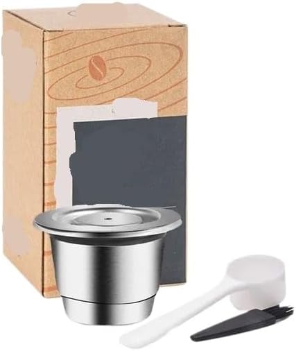 Compatible for Nespresso Reusable Stainless Steel Coffee Capsule Pod by Unknown