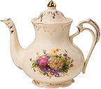 YOLIFE Flowering Shrubs Teapot with Infuser, 35 OZ / 4 Cup Tea Pot by YOLIFE