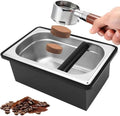 Stainless Steel Coffee Knock Box, Espresso Grounds Container by LOK+LOKDS