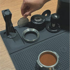 GROUNDED & NESTLED 3-in-1 Modular Barista Mat | Coffee Bar Tamping Mat - Image 4