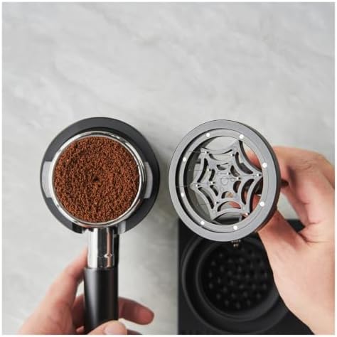 Compatible With IKAPE Rotary WDT Tool, Espresso Stirrer Distribution Tool For Barista, 0.4MM 10 Needles Espresso Coffee Stirrer With Brush Stand(58mm with brush) - Image 5