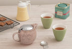 Zero Japan Bee House Round Teapot For One, 15 Oz - Ceramic Tea Pot with Stainless Steel Lid and Infuser, Smooth-Pour Spout (Crackle Lavender) - Image 2