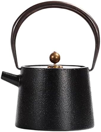 Cast Iron Teapot Japanese Tea Pot with Copper Handle Chinese Stovetop Tea Kettle for Loose Leaf, Boiling Hot Water Tea Teapot by Unknown