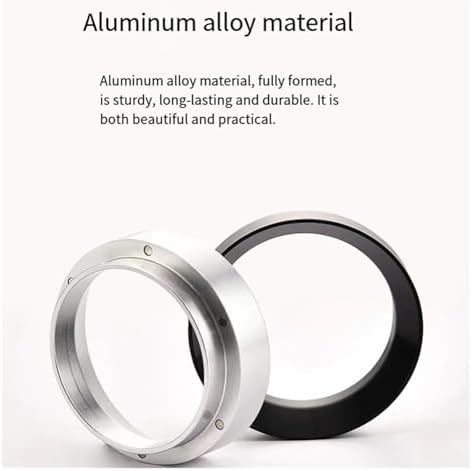Portafilter Funnel 10 Pieces of Filter Rings 51/53 Mm Coffee Grounds Collector Funnel Coffee Filter(Black 51mm) - Image 6