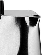 Alessi MT18/6 "Ossidiana" Stove Top Espresso 6 Cup Coffee Maker in Aluminium Casting Handle And Knob in Thermoplastic Resin, Black - Image 3