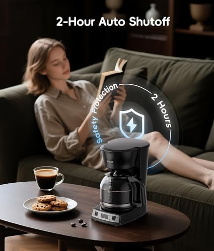 ecozy 12-Cup Drip Coffee Maker with Electric Coffee Grinder Combos - Image 3