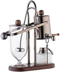 JITEM Cafetera Belgium Luxury Royal Balance Syphon Coffee and Tea Maker Siphon Coffee Tea Brewer Elegant Retro Style with U Handle Glass Siphon Pot for Coffee or Tea by Unknown