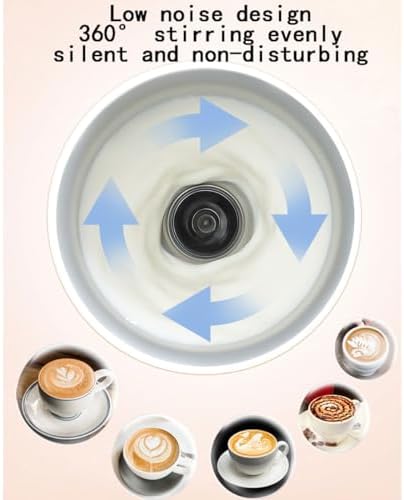 Electric Milk Frother, 550W Fully Automatic Hot & Cold Coffee Steamer, 230ML Milk Foamer, for Coffee,Latte,Cappuccino - Image 6