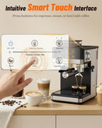 Espresso Machine with Grinder & Milk Frother, 20 Bar - Image 6