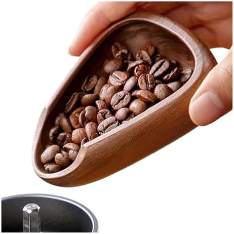 Coffee Bean Multifunctional Wooden Dosing Cup And Light Spray Bottle Barista Set(Sapele Wood) - Image 3