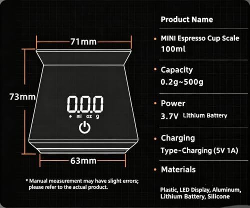 Subminimal Coffee Scale with Dosing Cup - Image 4
