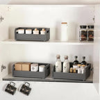 3 Layer Stackable Bamboo Tea Bags Organizer Storage Rack - Image 6
