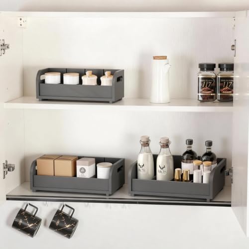 3 Layer Stackable Bamboo Tea Bags Organizer Storage Rack - Image 6