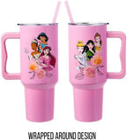 Silver Buffalo Disney Princess Cinderella, Stainless Steel Tumbler, 40oz - Image 5