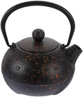 YARNOW Cast Iron Tea Kettle 0.4l Japanese Tetsubin Iron Teapot with Infuser Stovetop Compatible for Home and Office Tea Brewing by YARNOW
