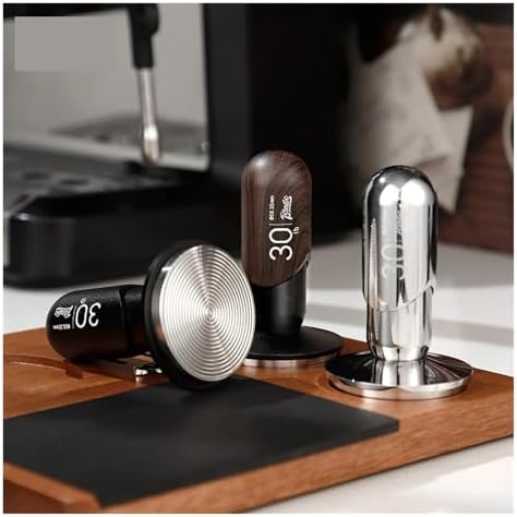 Coffee Tamper Constant Pressure Stainless Steel Coffee Powder Press 51mm/58mm Espresso Distribution Tool With Calibrated Spring(58mm blck) - Image 2
