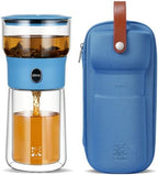 ZENS Glass Infuser Teapot, One Touch Tea Maker for Loose Leaf Tea Steeper by ZENSLIFESTYLE