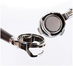 Stainless Steel Coffee Espresso Naked 54mm Custom Bottomless Portafilter, Compatible For Breville, 820/840/870/875/880/450/550(Aluminium white) - Image 5
