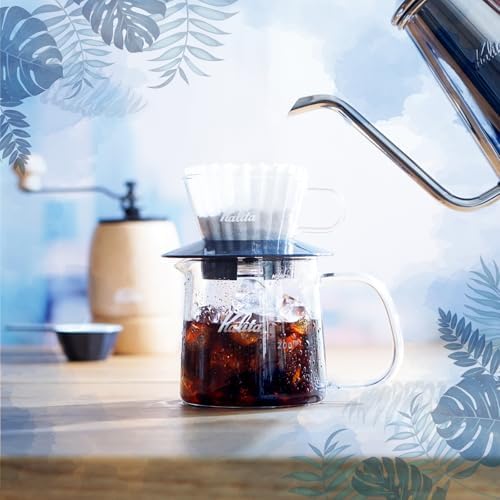 Kalita Jug400#31276 Coffee Server, Heat Resistant Glass, 13.5 fl oz (400 ml), Microwave Safe, Coffee Beaker, Cafe, Stylish - Image 2