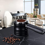 Coffee Portafilter Holder| Espresso Tamper Stand| Aluminum Alloy Espresso Holder| With Non-slip Base| Suitable For Most 58mm Coffee Machin Portafilter| (58mm, Black) - Image 6