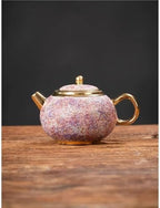 Tea Kettle Home Handmade Ceramic Tea Set Suitable For Women Pink Teapot Gift Ceramic Tea Infuser - Image 4