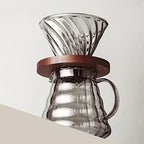 Coffee Cups Coffee Carafe 500 Coffee Dripper Shared Pot Glass Funnel Portable Coffee Pot Filter Cup with Support Coffee Server Stove Home & Kitchen convenient - Image 3