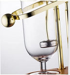 JITEM Cafetera Belgium Luxury Royal Balance Syphon Coffee and Tea Maker Siphon Coffee Tea Brewer Elegant Retro Style with U Handle Glass Siphon Pot for Coffee or Tea - Image 4