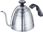 Westmark Brasilia Plus 24582260 Gooseneck Kettle with Thermometer Suitable for Induction Cookers 18/8 Stainless Steel by Westmark
