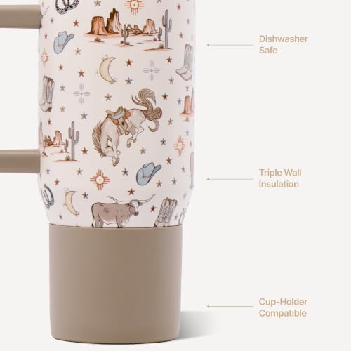 HydroJug Traveler 20oz Kids Insulated Tumbler with Handle, Mesa - Image 3