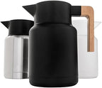 Thermal Coffee Carafe 50 Oz - Insulated Stainless Steel with Tea Infuser by HastingsCollective