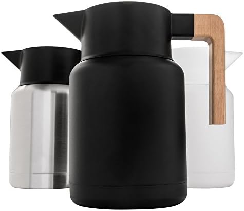 Thermal Coffee Carafe 50 Oz - Insulated Stainless Steel with Tea Infuser by HastingsCollective