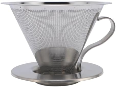 316 Stainless Steel Pour Over Coffee Dripper with 300 Mesh Filter Portable Reusable Cone for Travel Camping Brewing Tea - Image 6