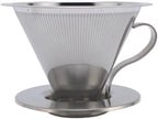 316 Stainless Steel Pour Over Coffee Dripper with 300 Mesh Filter Portable Reusable Cone for Travel Camping Brewing Tea - Image 6