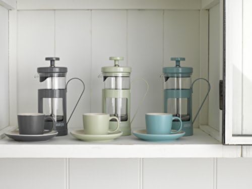 La Cafetière Monaco Coffee Maker, 3-Cup French Press with Scoop, 350ml (0.5 pints), Retro Blue - Image 4
