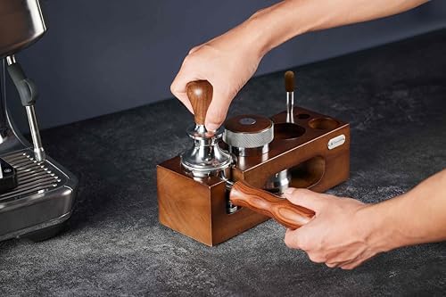 54mm Tamper Replacement for Breville tamper Adjustable Depth The espresso tamper made of Stainless Steel and Solid wood it's a good Coffee Tamper for Home espresso barista(53.3mm) - Image 5