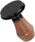 Normcore 58.5mm Coffee Tamper V4.1 with Click Sound Feedback, Spring Loaded Tamper With Titanium PVD Coating Flat Base, Genuine American Walnut Handle - Image 3