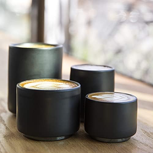 Fellow Monty Latte Art Cup 11oz - Double Wall Ceramic, Handle-Free - Image 5