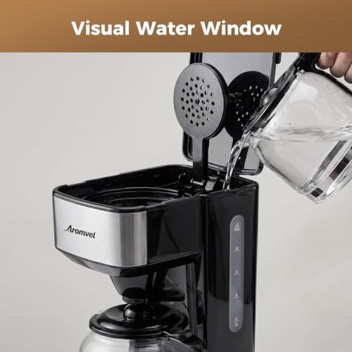 12 Cup Coffee Maker with LED Display, Drip Coffee Machine - Image 6