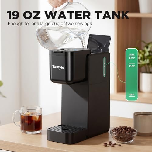 Tastyle Single Serve Coffee Maker Hot and Iced with Bold Brew, Up to 16 Oz - Image 6