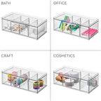 iDesign XL Tea Bag Organizer, Clear, 2-Pack - Image 4