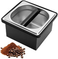 Espresso Knock Box Stainless Steel Coffee Puck Container Knockbox by LYHLYA