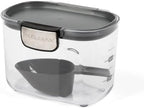 Progressive International ProKeeper+ Clear Plastic Airtight Food Baker's Kitchen Storage Organization Container Canister Set with Magnetic Accessories, 2- Piece Set (Specialty Flour 1.5-Quart) - Image 4