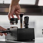 IKAPE 8-IN-1 51MM Espresso Tool Set, Coffee Tamper & Distributor Kit with Magnetic Funnel, Puck Screen, Tamper Station, WDT Tool, Cleaning Brush & Towel for Home Barista - Image 3