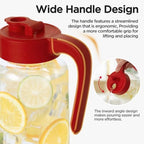 Mason Jar Pitcher, 2 pcs 64 oz (2 quart), Glass Pitcher with Lid - Image 3